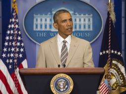 El presidente Obama dijo durante la conferencia de prensa que el Islam es como un 'cáncer' que afecta al mundo. AFP /