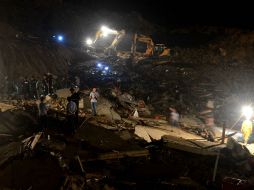 El sur de China es escenario frecuente de desastres naturales como inundaciones, deslizamientos o tifones en verano. AFP /
