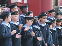 Para los pequeños integrantes del coro, venir a países como México significa un gozo, asegura su director. ESPECIAL /