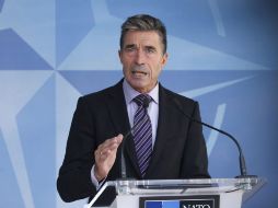 El secretario general de la OTAN, Anders Fogh Rasmussen. EFE /
