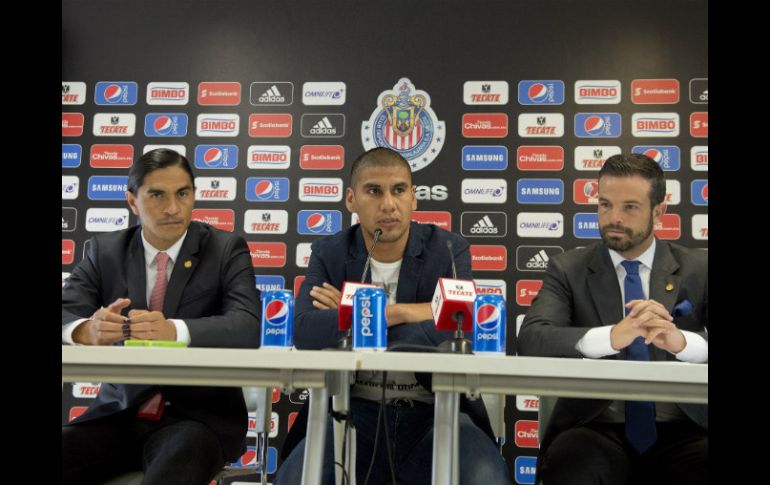 Carlos Salcido, durante su anuncio del adiós definitivo de la Selección mexicana. MEXSPORT /