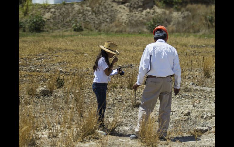 Trabajadores de la zona son evacuados para evitar percances. ARCHIVO /