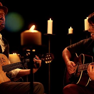 Luis Fonsi promueve video de 'Llegaste tú' con Juan Luis Guerra