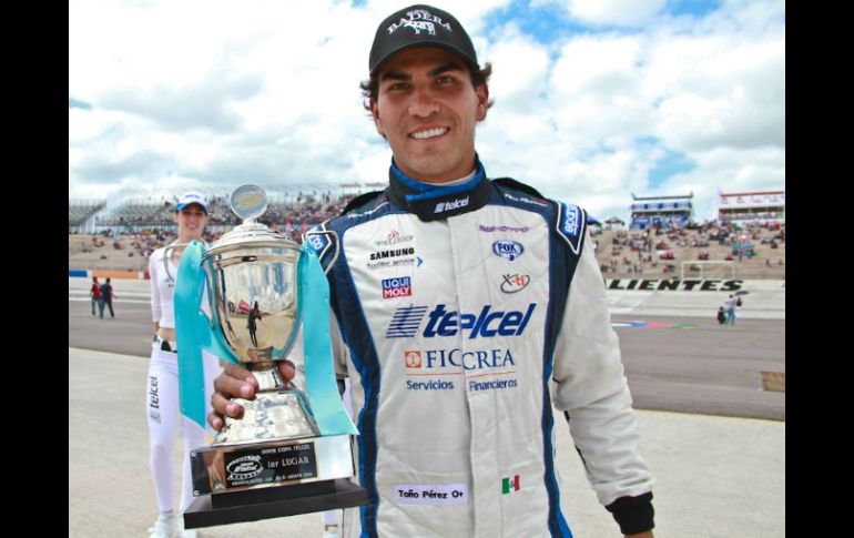 Pérez se mantiene en la pelea por el campeonato de la Súper Copa Telcel. Tomada de Facebook Telcel. ESPECIAL /