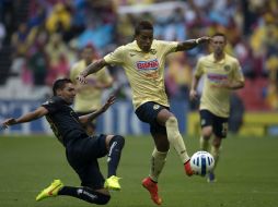 Águilas no pudo en casa contra Pumas que se encargó de vencerlo por una mínima diferencia. MEXSPORT /