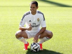 Javier Hernández aún no ha reaccionado a través de su cuenta @CH14_  en Twitter. NTX /