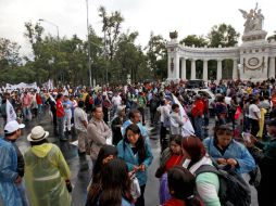 El contingente estuvo conformado por al menos dos mil personas. SUN /