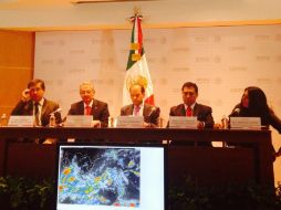 En conferencia anuncian que se han puesto en función nueve mil 109 refugios en todo el país. TOMADA DE @PcSegob  /