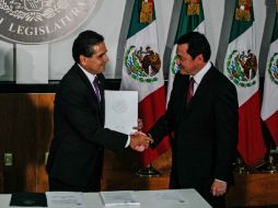Osorio Chong fue el encargado de entregar el Segundo Informe del Gobierno de Peña Nieto. SUN /