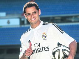 'Estoy con los mejores jugadores del mundo, y quiero aportar a esta plantilla, lograr cosas importantes del club', dijo ayer Javier.  /