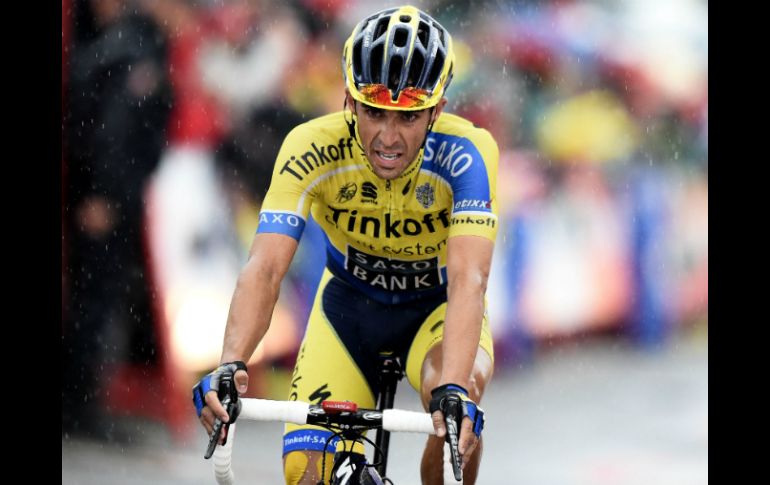 El español de Trinkoff supo tomar ventaja de la mala pasada de su rival. AFP /