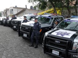 Las unidades se incorporarán hoy mismo a la vigilancia del municipio. ESPECIAL /