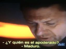 Críticos del gobierno difunden el fragmento de la serie donde se hace la referencia a Maduro. ESPECIAL /