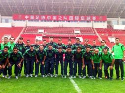 El equipo juvenil se alista para el Campeonato de la Concacaf en Jamaica. Foto: @miseleccionmx. ESPECIAL /