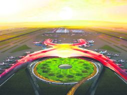 EL FUTURO. Aspecto de las maquetas que muestran cómo lucirá el nuevo aeropuerto de la Ciudad de México. ESPECIAL /