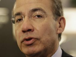 Para Felipe Calderón, ''México tiene un grave problema que considerar (de violencia), sin duda''. ARCHIVO /