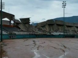 El parque de beisbol se ubica en la unidad deportiva Adolfo Ruiz Cortines. Foto @juL10_Corre_UAT. ESPECIAL /