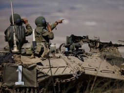 Soldados israelíes mantienen una operación de vigilancia en la frontera con Siria. AFP /