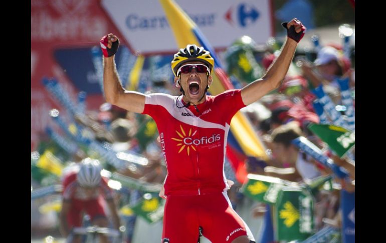 Navarro atacó a dos kilómetros de la meta y se llevó el día. AFP /