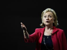 ''He visto la economía (mexicana) que empieza tener una base más alta en cuanto a la prosperidad'', declara Hillary Clinton. AFP /