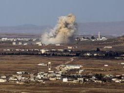 Los ataques de este sábado se llevaron a cabo contra un edificio en el que se encontraba un tribunal islámico creado por el EI. EFE /