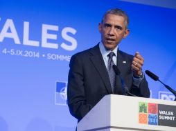 Obama expuso su plan en una cumbre de la OTAN. AFP /