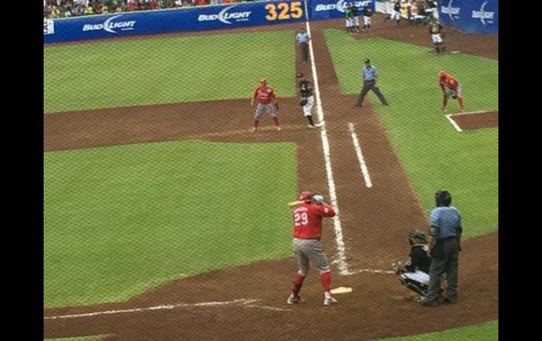 Acción de juego tomada durante el partido efectuado en Puebla. Tomada de @DiablosRojosMX  /