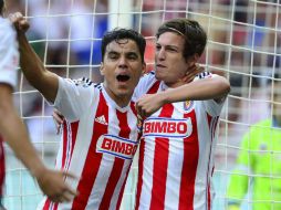 Fierro antotó los dos tantos para Chivas. MEXSPORT /