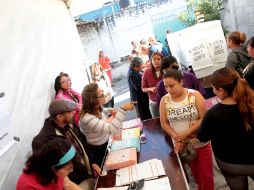 Se registró gran participación de afiliados al PRD, en el marco de las votaciones internas del partido. NTX /