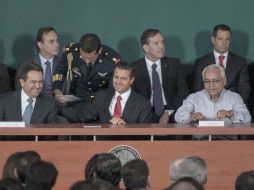 El Presidente Enrique Peña Nieto durante el evento Reformas en Acción “'Crezcamos juntos'. EL UNIVERSAL  G. Espinosa  /