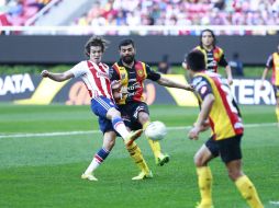 Leones Negros perdieron 3-0 frente a las chivas en el partido pendiente de la fecha tres. EL INFORMADOR  E. Pacheco  /