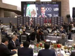 Peña Nieto confió en los liderazgos de México para construir el país que queremos. TWITTER @PresidenciaMX.  /