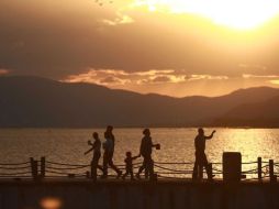 Actualmente el Lago de Chapala se encuentra a poco más de 44% de su capacidad total. EL INFORMADOR ARCHIVO  /