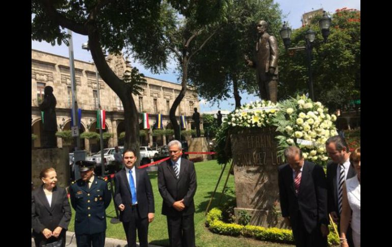 Panistas, en la conmemoración del 50 aniversario luctuoso de Efraín González Luna. EL INFORMADOR O. García  /
