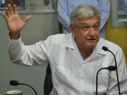 Se espera que este miércoles López Obrador y los integrantes del CEN de Morena sean recibidos por Miguel Barbosa. NTX ARCHIVO /