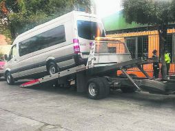 Operativo. El pasado 29 de agosto fueron retirados de circulación nueve taxis “pirata” en la ciudad. ESPECIAL /