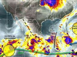 El SMN exhorta a la población y a la navegación marítima a mantener precauciones. TWITTER @conagua_clima  /