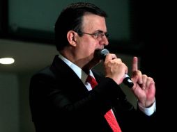 Ebrard asegura que si hay alguna imputación que se le quiera hacer que se haga, pero que se pruebe. EL UNIVERSAL L. Cortés ARCHIVO /