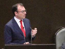 Luis Videgaray comparece ante legisladores de la Cámara de Diputados. NTX  C. PEREDA  /