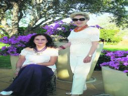 En un bello escenario. Pita Silva Corcuera y Simone Javelly. EL INFORMADOR  /