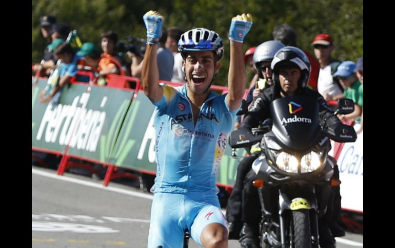 Aru se impuso en el Monte Castrove, en la región de Galicia. EFE Javier Lizón  /