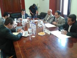 Esta tarde el G9 ofreció una rueda de prensa para presentar su agenda legislativa. TWITTER @LegislativoJal  /