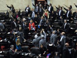 La iniciativa para pago de deuda es aprobada por 134 votos a favor, 99 en contra y cinco abstenciones. EFE  F. STURLA  /
