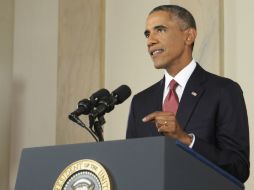 Obama asegura que la comunidad internacional busca una 'genuina solución a la crisis en Ucrania. AFP ARCHIVO /