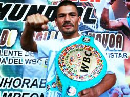 'Gallito' Novoa (14-4-1, nueve nocauts) capturó el cetro el 5 de febrero al noquear al chino Xiong Zhao. EL INFORMADOR  ARCHIVO  /