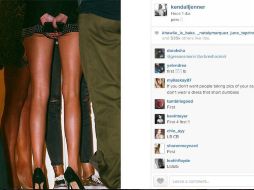 Kendall comienza a compartir imágenes provocativas al iniciar una guerra de desnudos con su hermana. INSTAGRAM kendalljenner ESPECIAL /