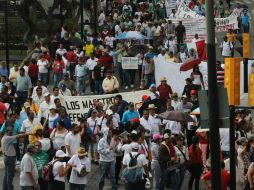 La Asamblea Magisterial Democrática de Jalisco reactivará movilizaciones contra la reforma educativa. EL INFORMADOR ARCHIVO /