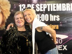 Paquita y Marisela anuncian en conferencia de prensa su presentación en Guadalajara. EL INFORMADOR ARCHIVO /