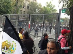 La CNTE ha convocado a una marcha de Segob a la Plaza de la Constitución. TWITTER @Coordinadora1DM ESPECIAL /