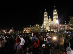 En la Basílica de Zapopan será presentado un evento llamado mapping que tiene un costo de cuatro MDP. EL INFORMADOR ARCHIVO.  /